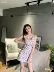 Mùa hè mới năm 2021 Pháp hoa dây rhinestone dây đeo dây đeo váy ngắn cổ điển sexy eo váy nữ - Sản phẩm HOT