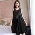 Ladies sling nightdress mùa hè lụa kích thước lớn chất béo MM200 £ sexy phụ nữ mang thai kích thước lớn ice silk đồ ngủ của phụ nữ váy vay mac nha dep Đêm đầm