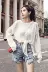 Mùa hè 2018 mới Hàn Quốc thời trang hoang dã lỏng lẻo áo chống nắng mỏng áo dài tay đan điều hòa áo sơ mi hàng đầu áo len nữ hàng hiệu Đan Cardigan