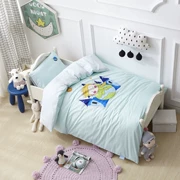 vườn ươm chăn bông ba mảnh giường giường bông chăn quilt phim hoạt hình bé ngủ cốc cho trẻ em - Bộ đồ giường trẻ em