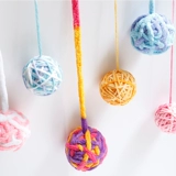 Бесплатная доставка шерстяная шариковая игрушка, маленький котенок, новое взаимодействие с головоломкой, кусочка самим