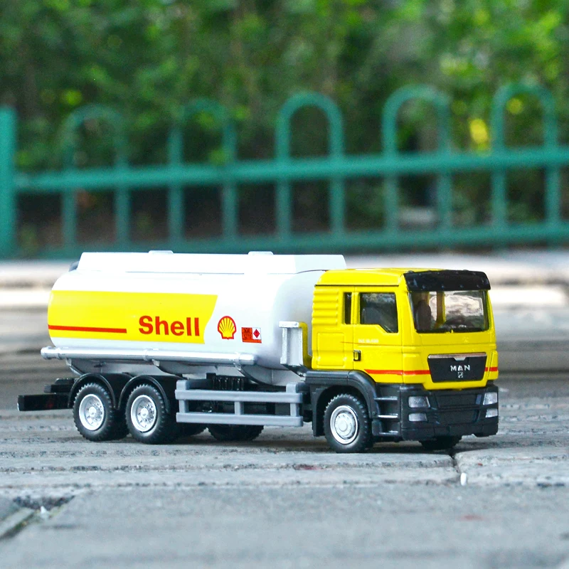 Модель автомобиля, минифигура, бензовоз, транспорт, 2 штуки, масштаб 1:64