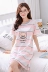 Hàn quốc phiên bản của nightdress nữ mùa hè dễ thương tươi sinh viên bông ngọt ngào phương thức công chúa ngắn tay áo lỏng sexy nữ đồ ngủ váy ngủ sexy Đêm đầm