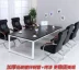 Bàn dài hội nghị bàn đơn giản hiện đại nội thất văn phòng sắt rèn nội thất văn phòng kết hợp khung thép bàn đàm phán đào tạo
