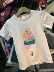 Trẻ em mặc 2018 mùa hè trẻ em mới của ngắn tay áo nam cotton nửa tay áo bé phim hoạt hình Tops Kids T-Shirt đồ bộ cho bé gái Áo thun