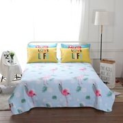 Ab phiên bản giường bìa cotton chần trải giường dày chần anti-skid giường chăn có thể được máy trải giường đa chức năng ba mảnh