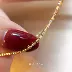 Ý nhập khẩu vòng tay vàng 18k lấp lánh K gold craft không phai màu 1.6mm dài 17cm đá thạch anh tóc vàng Vòng đeo tay Clasp