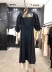 Hàn Quốc Dongdaemun 2019 mùa hè mới màu cà vạt rắn với một từ cổ áo dài váy của phụ nữ tính khí đèn lồng - Váy dài váy maxi đẹp Váy dài