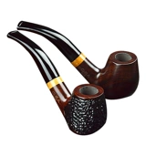 Мундштук ручной работы, старомодная портативная курительная трубка из сандалового дерева