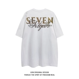 Оригинальная ретро футболка, в американском стиле, европейский стиль, США, этнический стиль