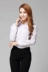 Phụ nữ đi lại thường xuyên dài tay mới sọc màu xám áo sơ mi nữ Hàn Quốc phiên bản của mỏng giảm béo CV áo sơ mi khí của phụ nữ quần áo áo sơ mi nữ dài tay trắng Áo sơ mi dài tay