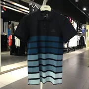 Adidas Adidas Short tay áo nam 2019 Áo sọc POLO mùa hè Thường vụ đứng cổ áo nửa tay áo thun DY8703 - Áo polo thể thao