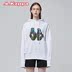 Kappa Kappa Couple Thể Thao Áo Hoodie Thể Thao 2018 Mới | K08Y2MT66D áo hoodie nam form rộng Thể thao lông cừu / jumper