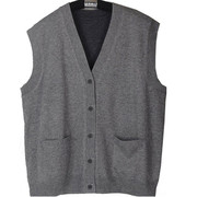 2018 mùa xuân và mùa thu mùa đông quần áo trung niên len vest cardigan nam cha vest vest len ​​đan vest vest nam kích thước lớn