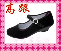 Черные высокие каблуки