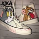 Converse Tom và Jerry khớp chuột và chuột 1970 giày vải 165734c 165732c - Plimsolls giày thể thao adidas nữ Plimsolls