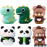 Динозавр, 1 шт, 1 шт, с медвежатами, 1 шт, панда