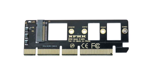 M.2 NVME SSD TO PCIE 3.0 4.0 X4 X8 X16 Сплошная адаптированная карта адаптируется адаптер карт
