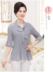 Phụ nữ trung niên của mùa xuân áo sơ mi mẹ ăn mặc mùa hè áo sơ mi lỏng dài tay T-Shirt người già đáy áo sơ mi nữ mỏng những kiểu áo đẹp dành cho tuổi trung niên Phụ nữ cao cấp