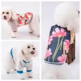 Бесплатная доставка собачья хлопковое пальто aluspai осень и зимняя толстая хлопчатобумажная куртка плюшка, чем одежда для домашней одежды Panda Panda