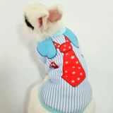 Собака и кошачья одежда плюшевая маленькая и средняя собачья весна и лето чистое хлопковое жилет Super маленький чайный чашка для собак щенки для домашних животных