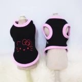 Собака и кошачья одежда плюшевая маленькая и средняя собачья весна и лето чистое хлопковое жилет Super маленький чайный чашка для собак щенки для домашних животных