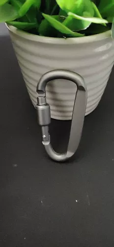 Высококачественный матовый металлический безопасный брелок, 6см, алюминиевый сплав