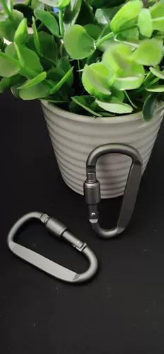 Высококачественный матовый металлический безопасный брелок, 6см, алюминиевый сплав