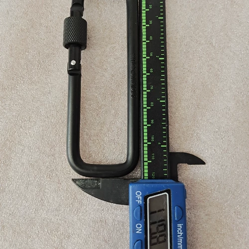 Прямоугольный альпинистский брелок, ткань