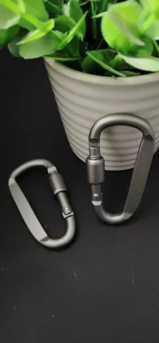 Высококачественный матовый металлический безопасный брелок, 6см, алюминиевый сплав