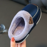 Детские утепленные полиуретановые нескользящие тапочки подходит для мужчин и женщин для влюбленных на каблуке, семейный стиль