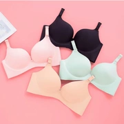 Bikini áo liền thân dễ thương nút áo ngực mới nóng bỏng và mỏng một mảnh không có vòng ngực bằng thép