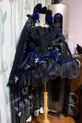 taobao agent [MIMOSA] COSPLAY clothing*Blue route*Shefield*Shefield*dress*Black crow's dinner