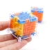 Nhỏ Mê Cung Rubik của Cube Trong Suốt Vàng Xanh Xanh 3dD Stereo Mê Cung Bóng Xoay Rubik của Cube Trẻ Em của Câu Đố Đồ Chơi Thông Minh Đồ chơi IQ