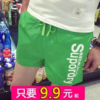 Mùa hè xã hội tinh thần chàng quần short 3 bốn người đàn ông của đất thể thao mỏng nửa quần 4 ba giản dị Hàn Quốc phiên bản của nửa chân thủy triều quần kaki nam