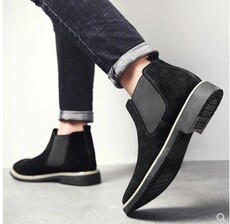 Ботинки мужские chelsea boots men winter
