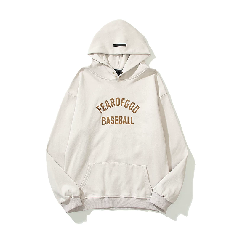 FEAR of God Season 7 Бейсболистский высокийной свободный большой размер Velvet Alphabet Fog