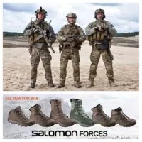 Salomon Salomon 3D 4D GTX FORCES Khởi Động Chiến Thuật Quân Đội Fan Ngoài Trời Đào Tạo Sa Mạc Giày Boots Men giay bao ho lao dong