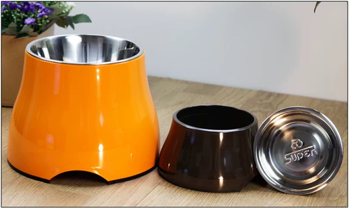 Новая бесплатная доставка супер -хоупер чаша кошка миска для питомца из нержавеющей стали горшка высокая миска для собачья горшок кошка кошка