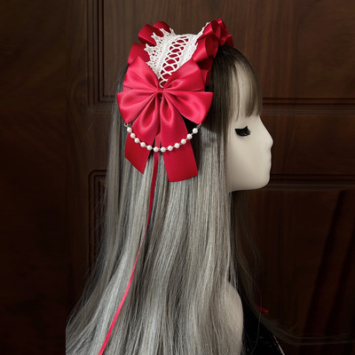 taobao agent Genuine hair accessory, Japanese universal multicoloured headband, Lolita style