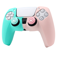 Рукав силиконовые ручки 新款ps5ps4手柄保护套软硅胶防滑playstation5 ps4猫爪摇杆帽增高