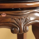 Spot деревянный лысый табурет Высокий стул Американский сплошной древесина европейская кожаная кожаная задница вращающаяся барная скамья