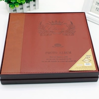 Подарочная коробка с высокой подарочной коробкой кожаная книга 4R6 -INCH 520 Sheet 6R8 -INCH 40 частей страниц и больших альбомов.