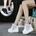 Hàn Quốc phiên bản của mùa xuân năm 2018 mới tăng ở đáy dày cao để giúp những đôi giày đơn hoang dã thở giày nữ tăng cao siêu cao gót giay bitis nữ Giày cao gót