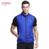 Zona chạy thể thao vest nam T-Shirt mùa hè không tay tie dây kéo tập thể dục giản dị vest Slim thoáng khí áo khoác gió thể thao Áo thể thao