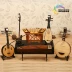 Mô hình đồ trang trí Guzheng Guqin 琵琶 阮 erhu tre sáo nhạc dân gian mô hình đồ trang trí khung ảnh đặc trưng Trung Quốc quà tặng