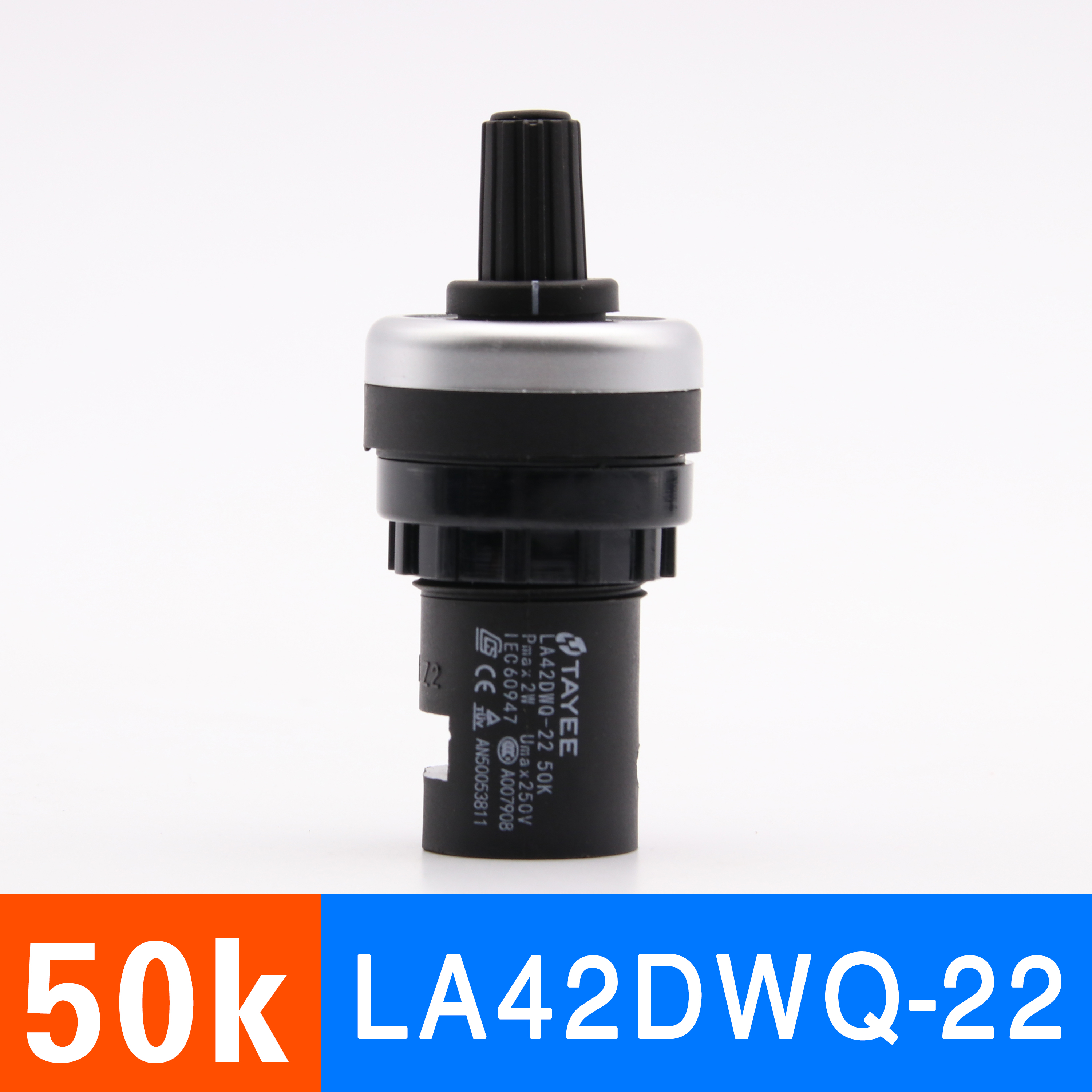 Genuine 50Kquality goods Shanghai Tianyi Frequency converter adjust speed potentiometer precise LA42DWQ-22 governor 22mm5K10K