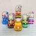Trẻ em pha lê chai sáng tạo làm bằng tay chai thủy tinh TỰ LÀM dán sơn ánh sáng bình thủy tinh cha mẹ và con chất liệu Handmade / Creative DIY