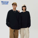 WASSUP LEMON Хлопковый лонгслив, футболка, рубашка, свободный крой