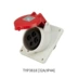 nhiệt kế đo độ ẩm Ổ cắm công nghiệp WEIPU Weipu TYP283 / 3818/5818/2818 Ổ cắm chống thấm lõi 32A4 IP44 đồng hồ đo áp suất buồng đốt xe máy Thiết bị & dụng cụ